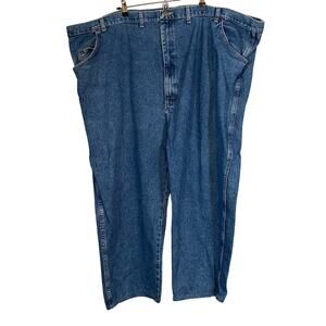 Wrangler Rugged Jeans Denim 58X24 Pants Plus Work Mens Bottoms Big Tall
